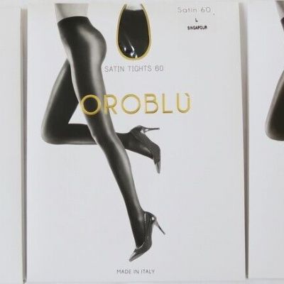 Oroblu Satin Pantyhose Tights - 3 Pairs